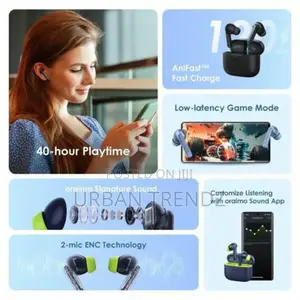 Oraimo Freepods Lite ENC 40-Hour Playtime Heavybass True