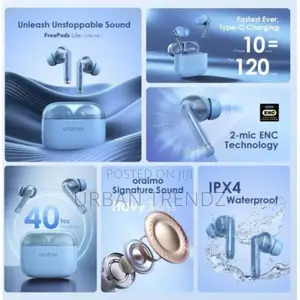 Oraimo Freepods Lite Earbuds With 40hr Playtime,Custom