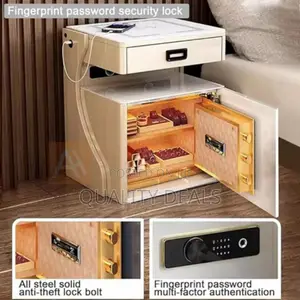Smart Bedside Table Hidden Safe Password Safe Box