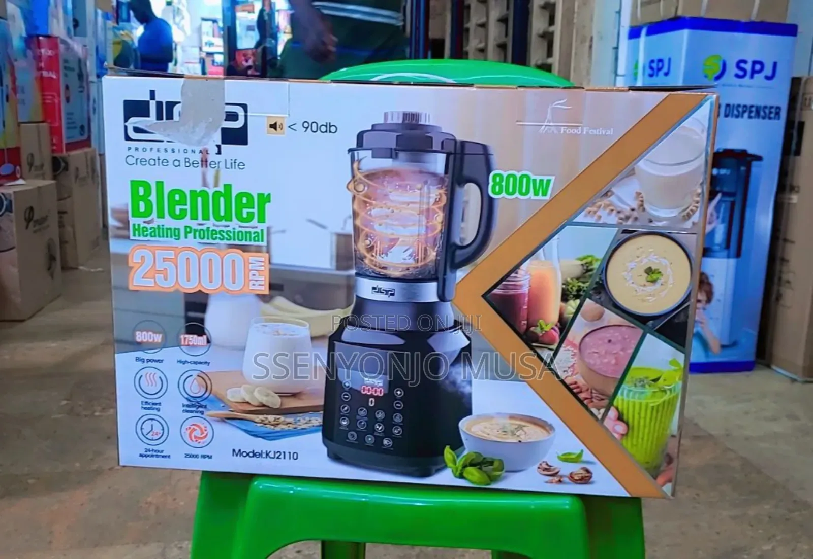 DSP Blender Heating Professional H.S Blending Kj2110 | 800w, Digital