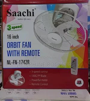 Saachi Ceiling Fan With Remote