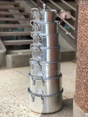 7 Pieces Tornado Pans - Stainless