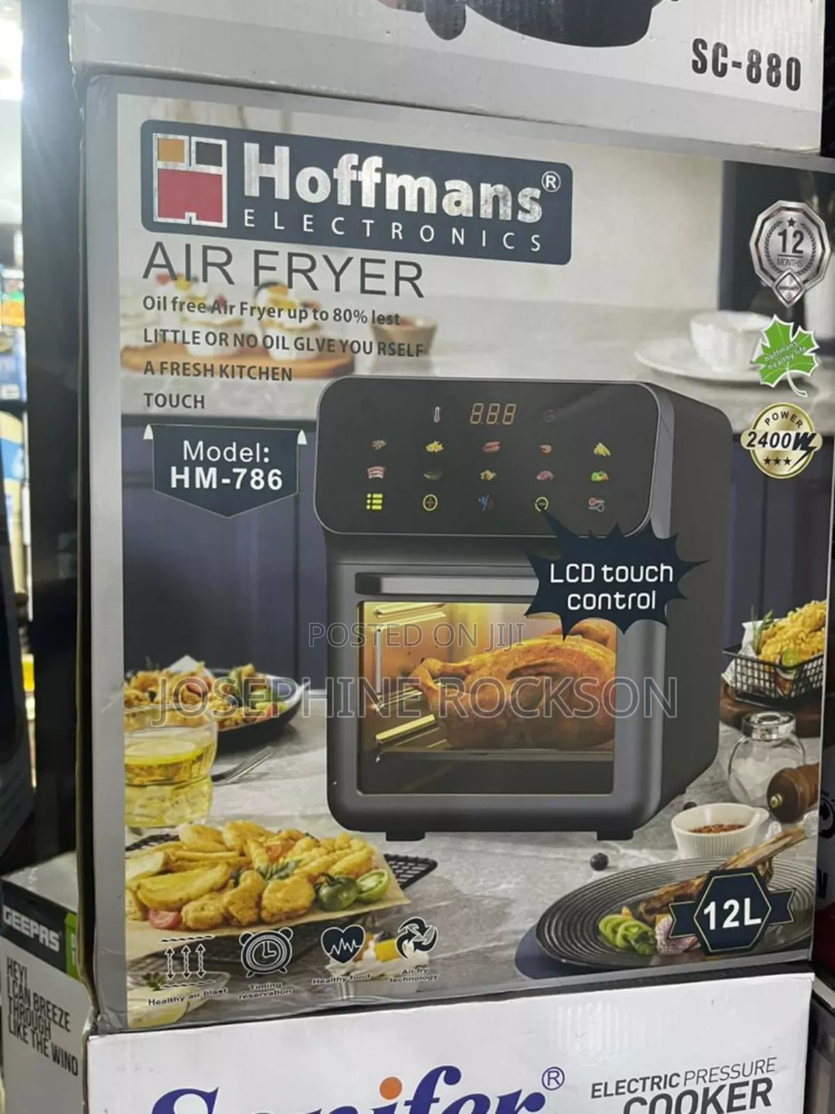 12 Litres Hoffman Air Fryer