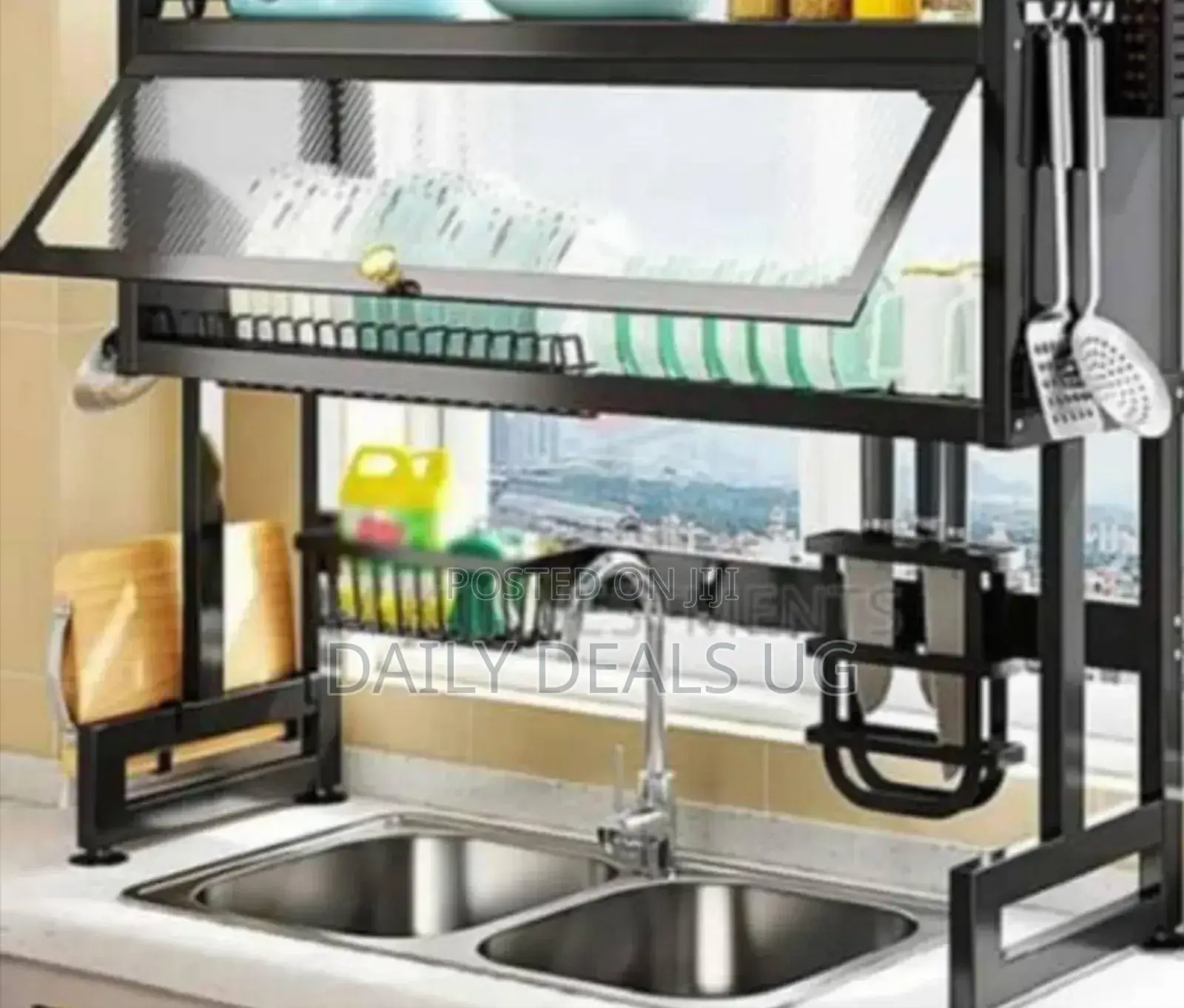 Kitchen Over the Sink Rack Organizer
