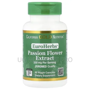 Photo - Euroherbstm, Passion Flower Extract, 250 Mg, 60 Veg Caps
