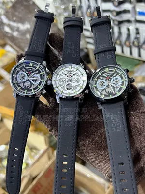 Montblanc Classy Wrist Watch With Genuine Leather