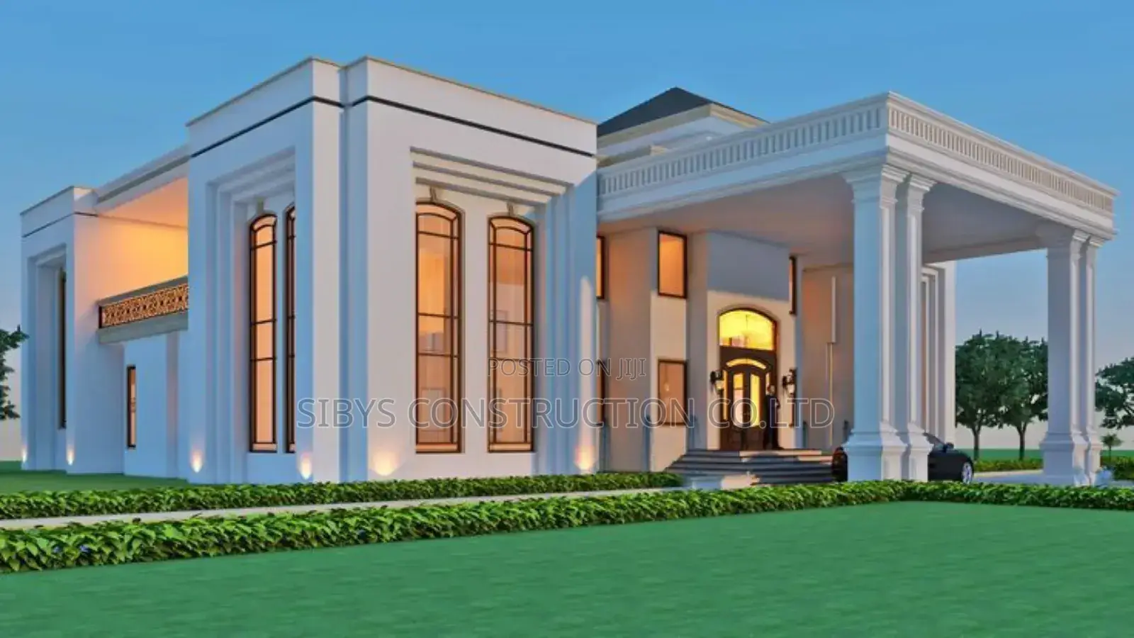 House B Plan and Construction