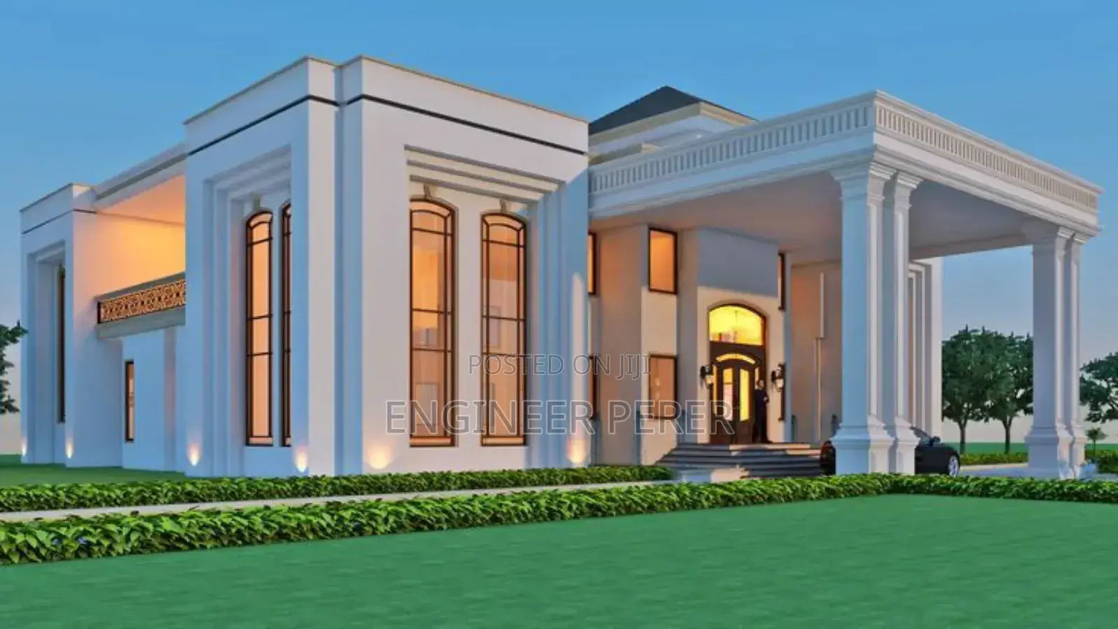 House B Plan and Construction