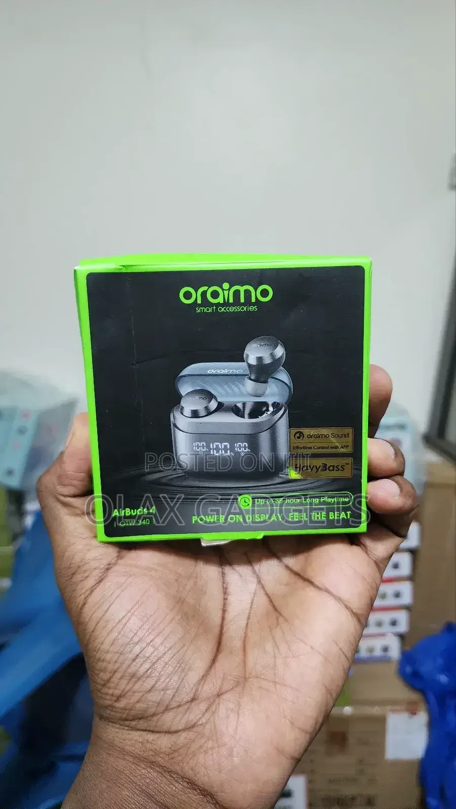 Oraimo Airbuds 4 Havybass ENC True Wireless Earbuds 38h Btry