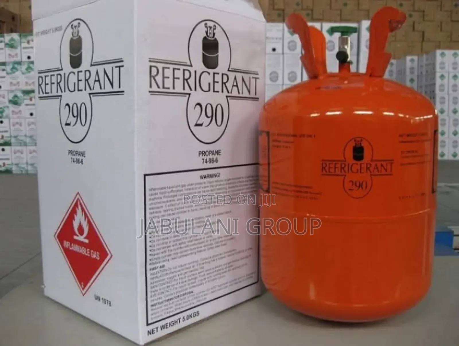 Refrigerant Gas R134A, R410A, R407C, R290, R507A