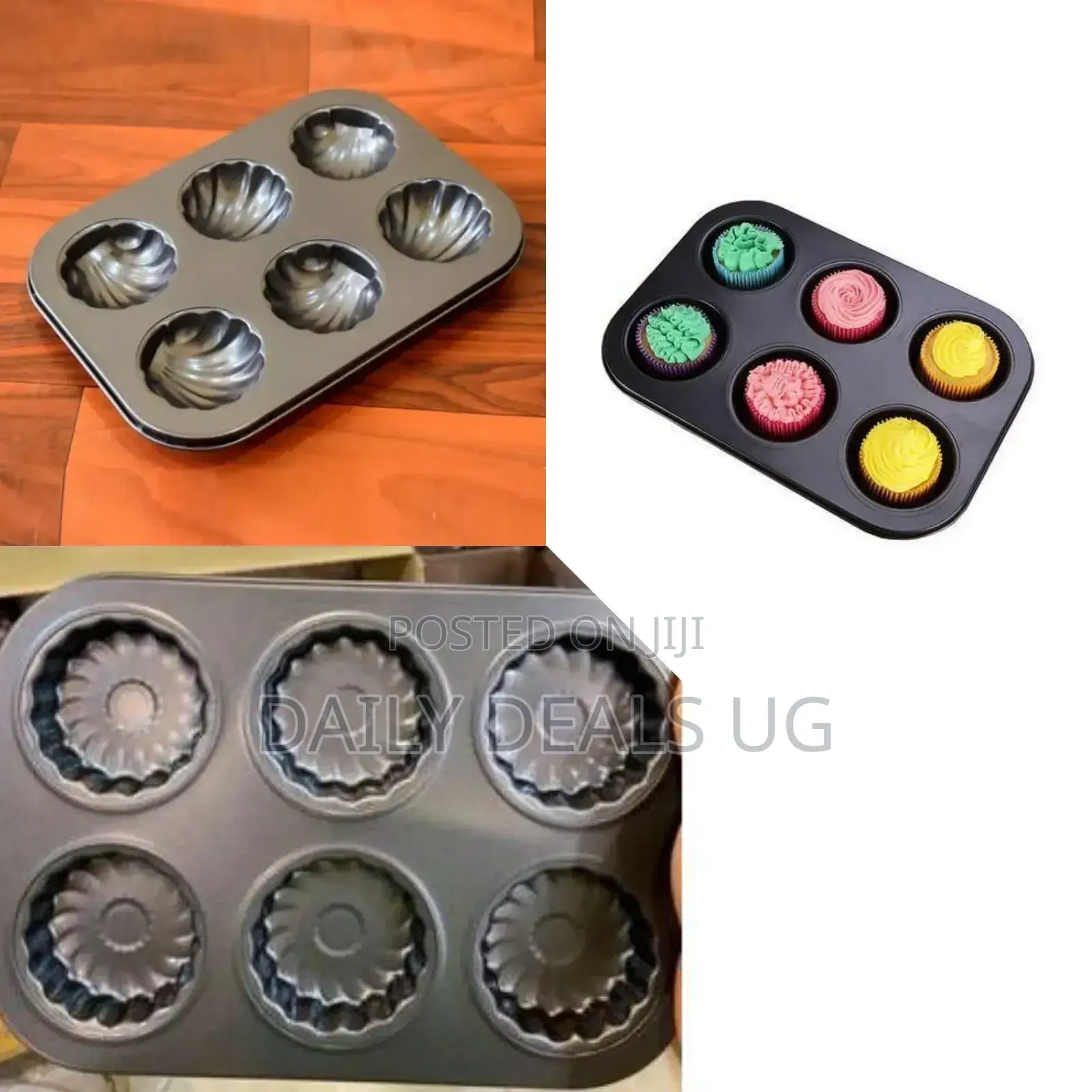 6 Holes Baking Molds