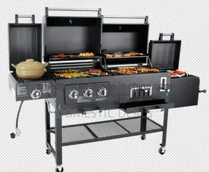 Commercial Gas and Charcoal Combined BBQ Grill