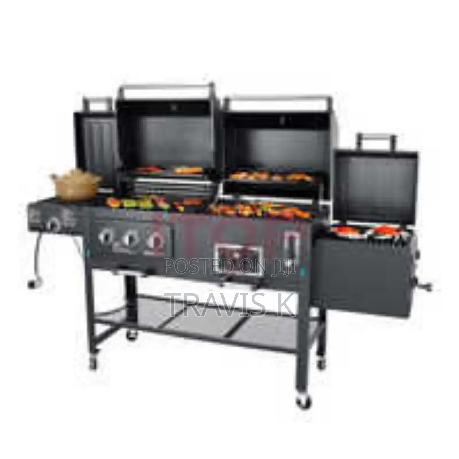 Commercial Gas and Charcoal Combined BBQ Grill