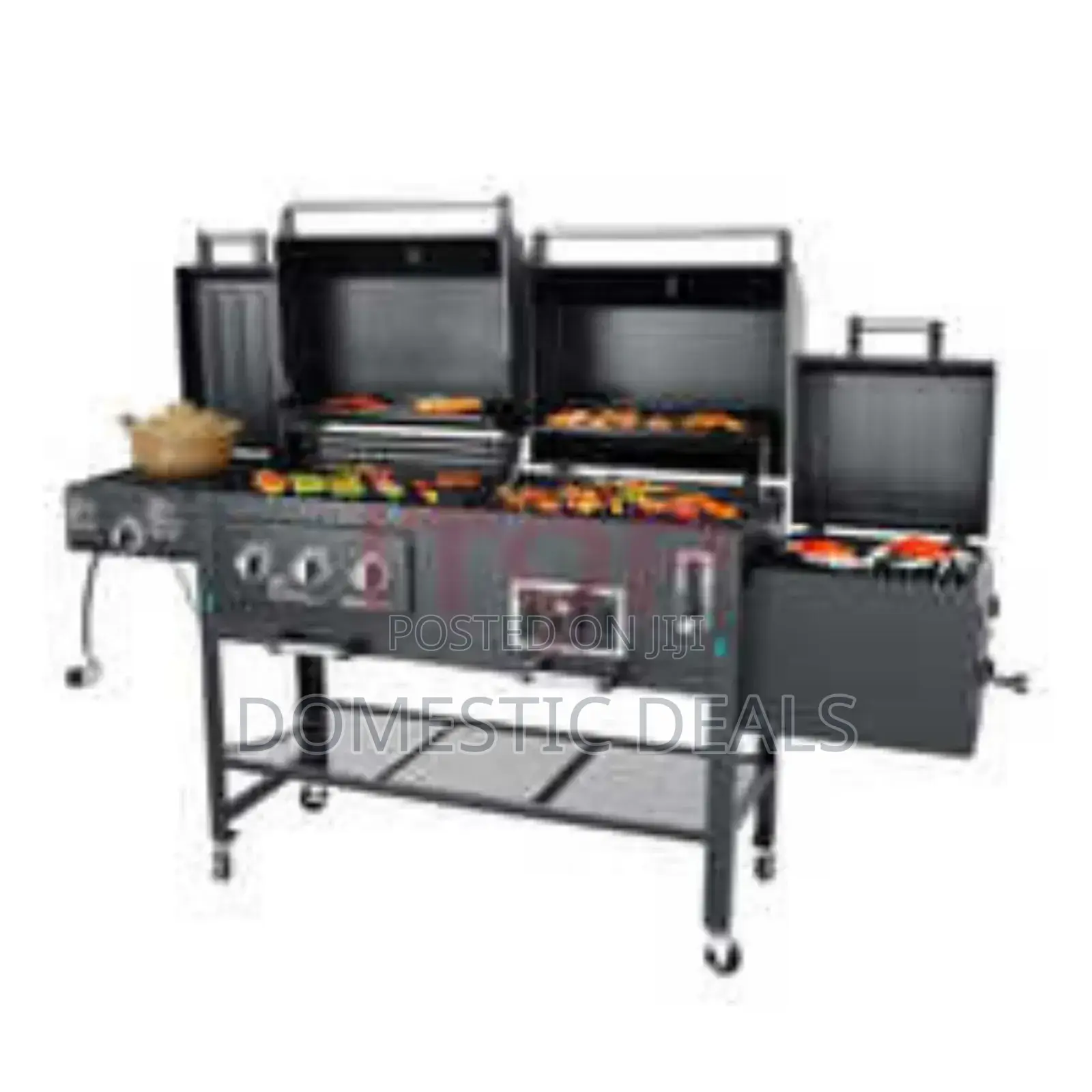 Commercial Gas and Charcoal Combined BBQ Grill