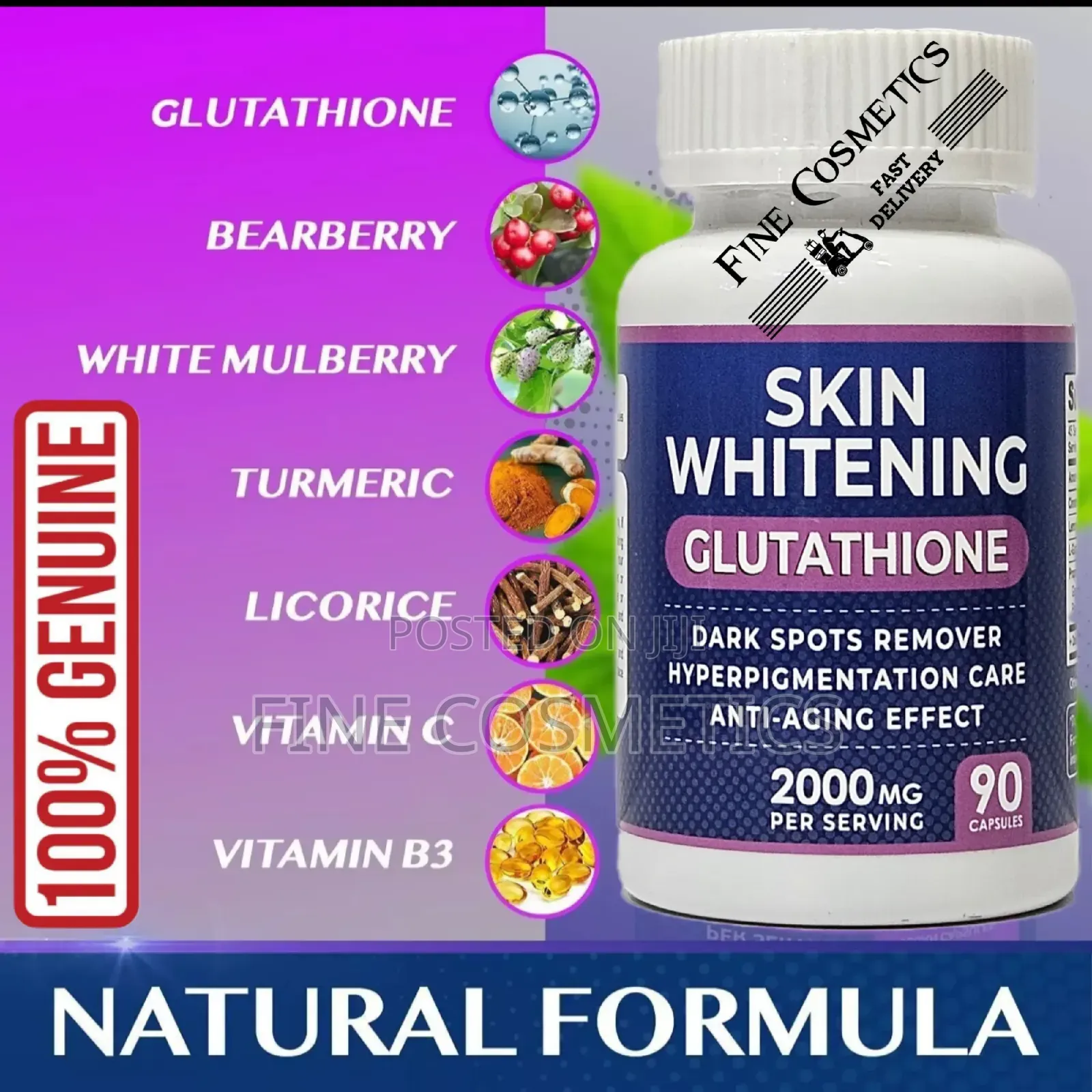 Wholesale Only Skin Whitening Pill Lightening Gluta Capsule