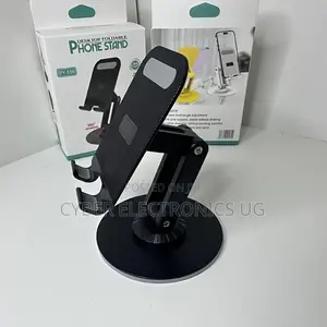 360 Adjustable Phone Stand With Stable Base Round