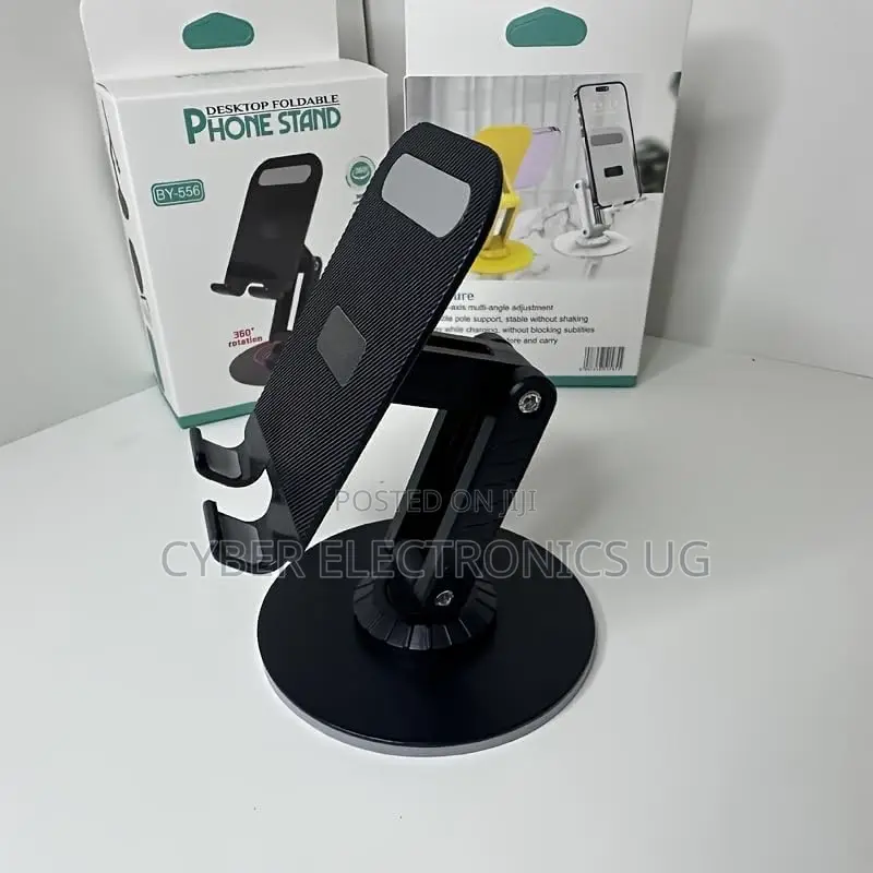 360 Adjustable Phone Stand With Stable Base Round