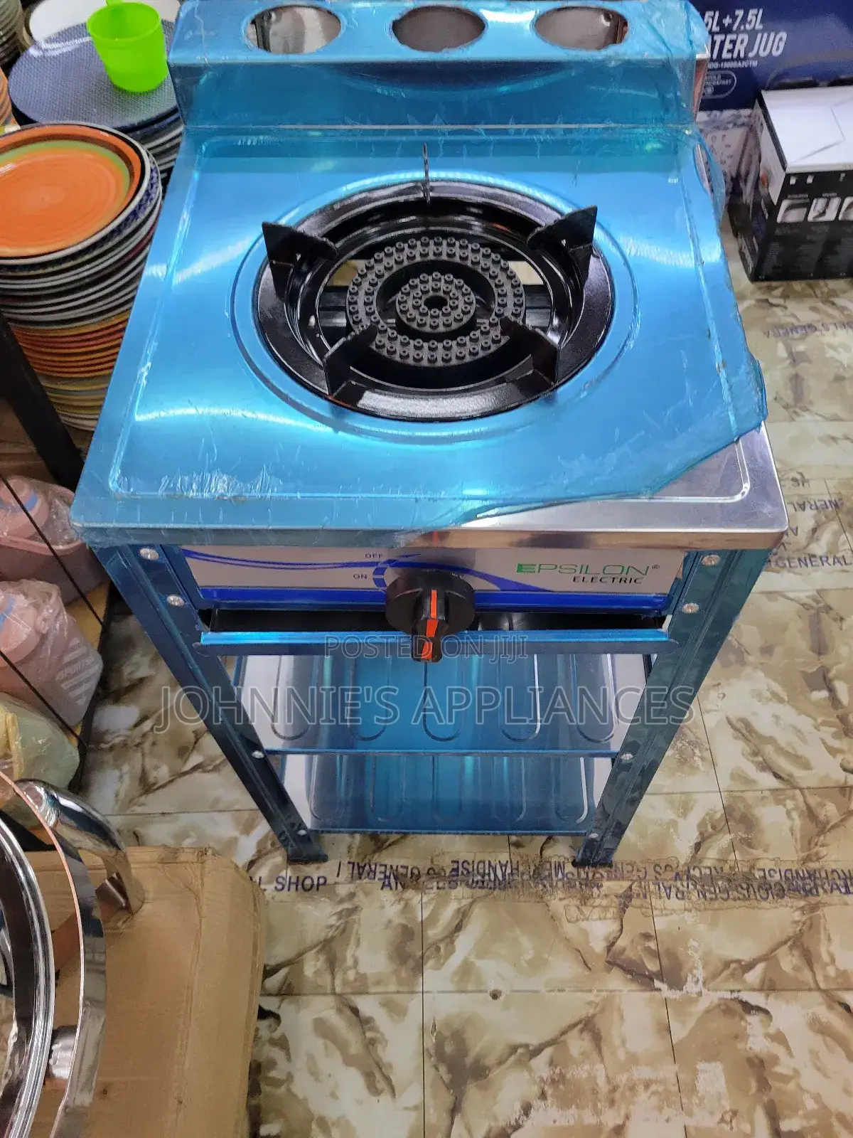 Single Gas Cooker With Its Stand Auto Inginition