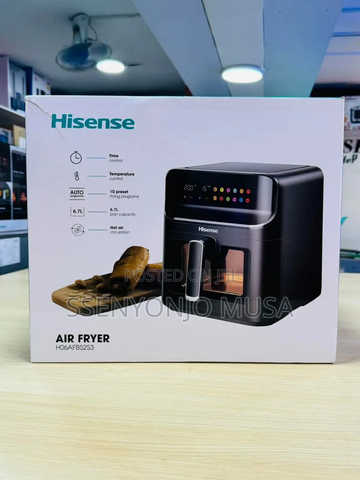 Hisense Air Fryer 6.7l Digital With Touch Display| 1500w