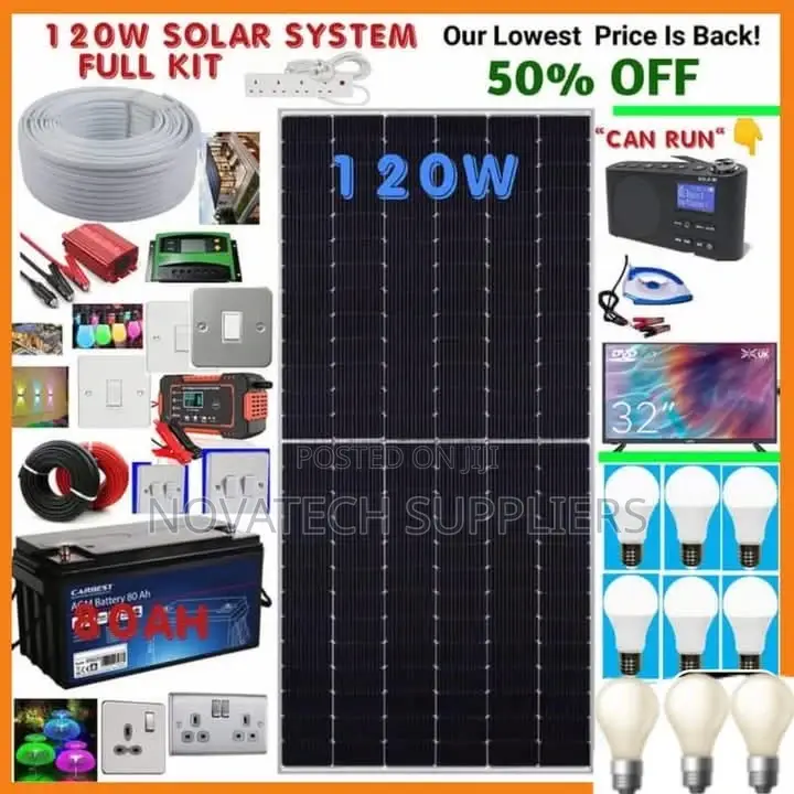 120W Solar Power Full System / Samz Solar