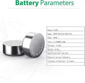 LR44 AG13 303 SR44 Battery 1.5V Button Coin Cell Batteries
