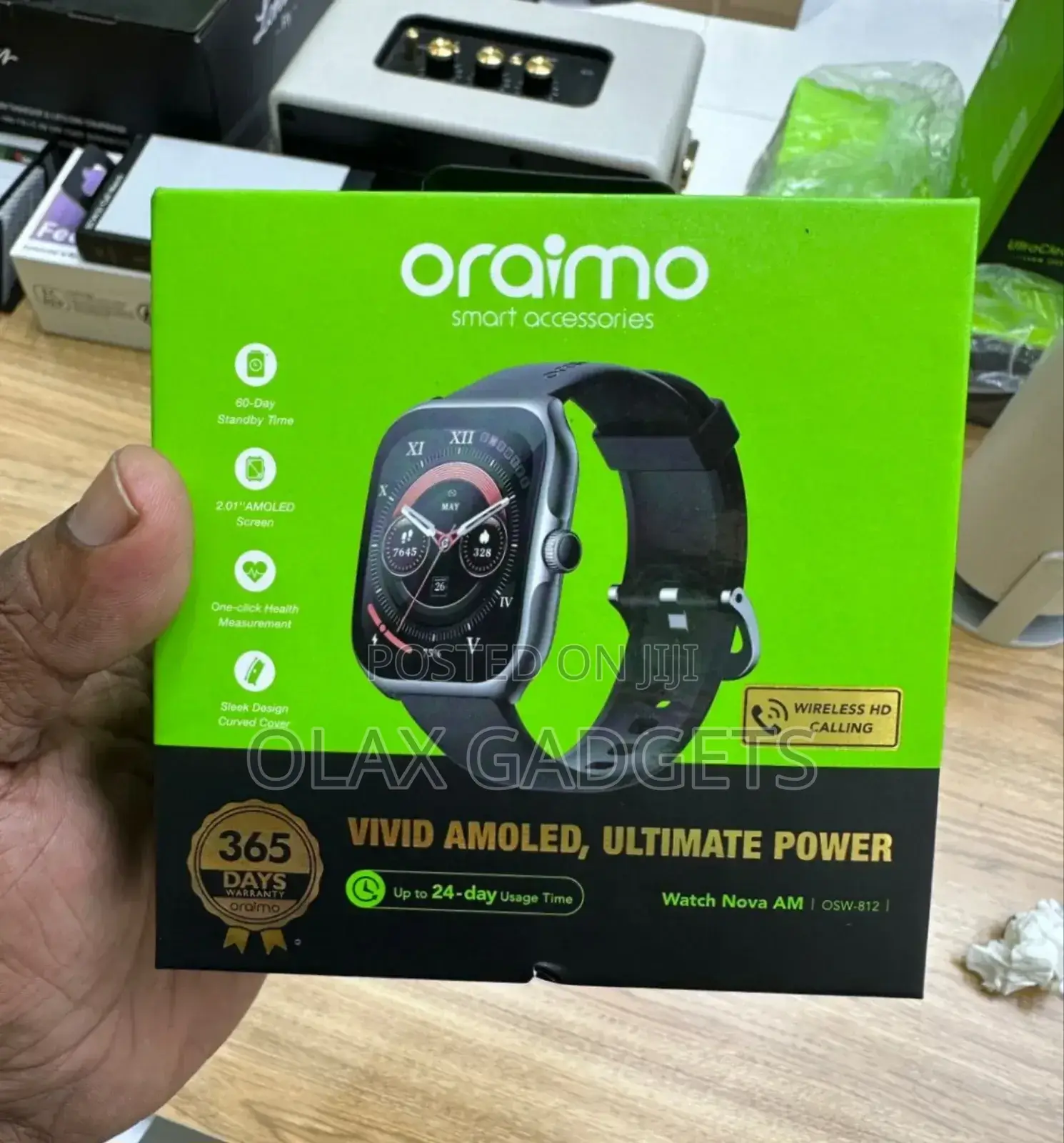 Oraimo Watch Nova AM 2.01" AMOLED Screen Curved Smart Watch