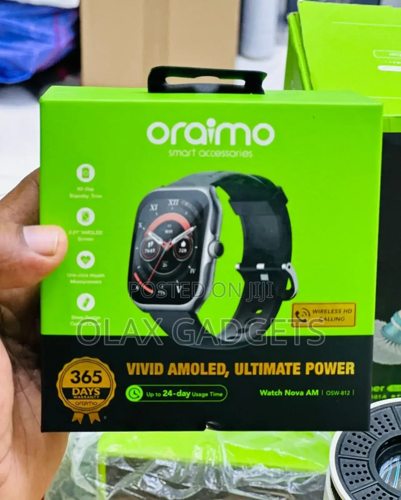 Oraimo Watch Nova AM 2.01" AMOLED Screen Curved Smart Watch