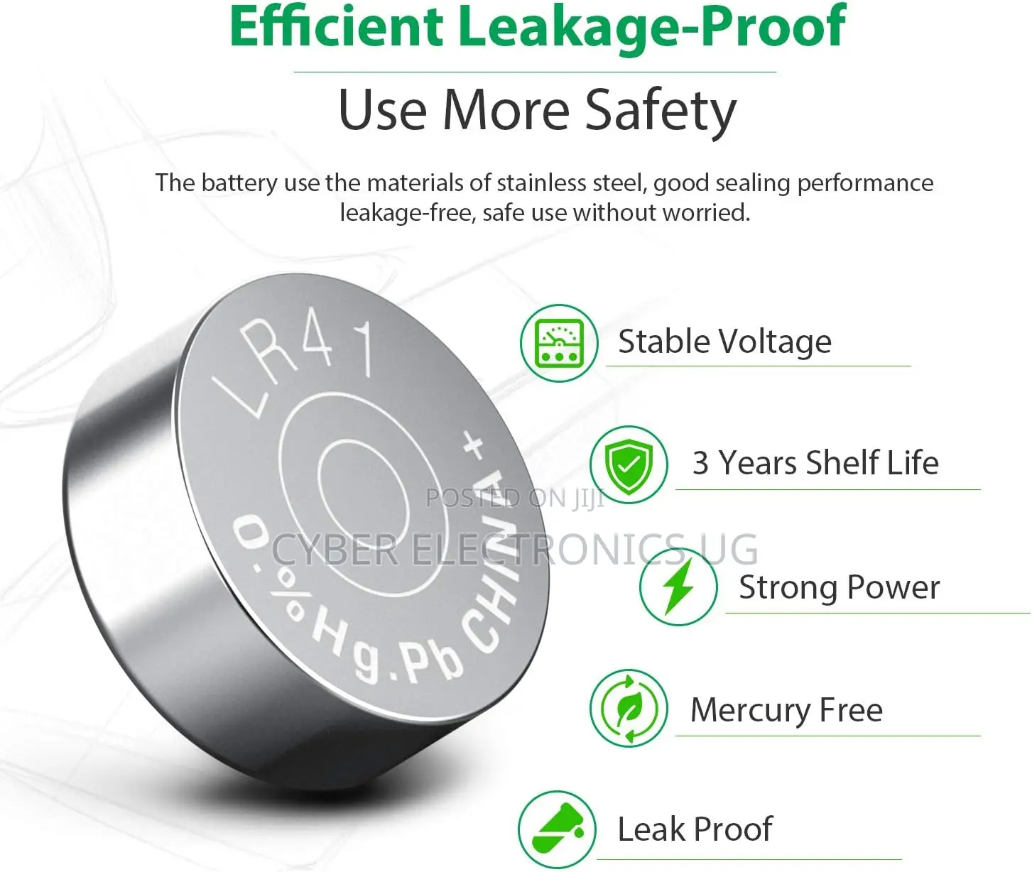 Lr41 Ag3 Battery 1.5v Button Coin Cell Batteries