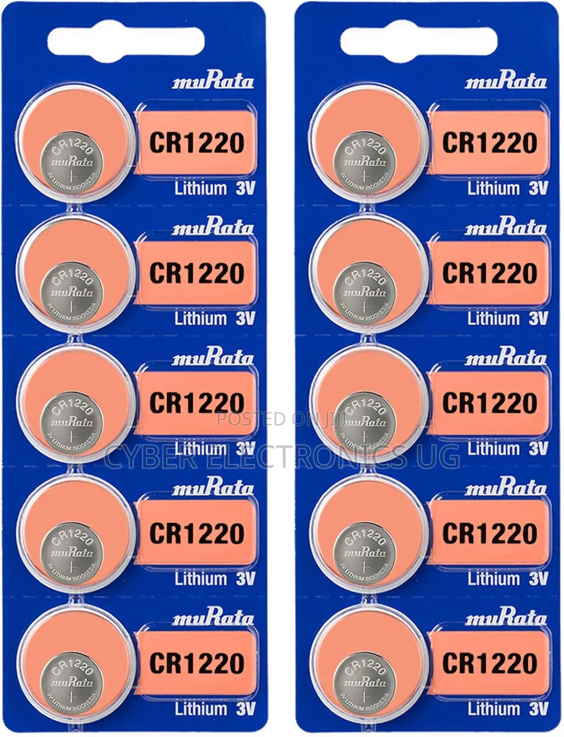 Cr1220 Battery Dl1220 Ecr1220 3v Lithium Coin Cell