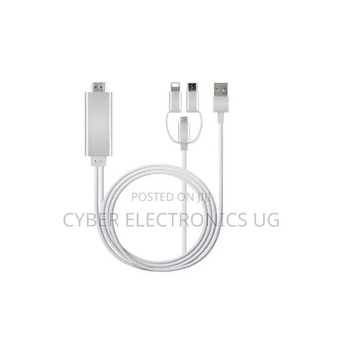 3in1 HDMI Adapter Phone to HDMI Cable Type-C/Micro USB