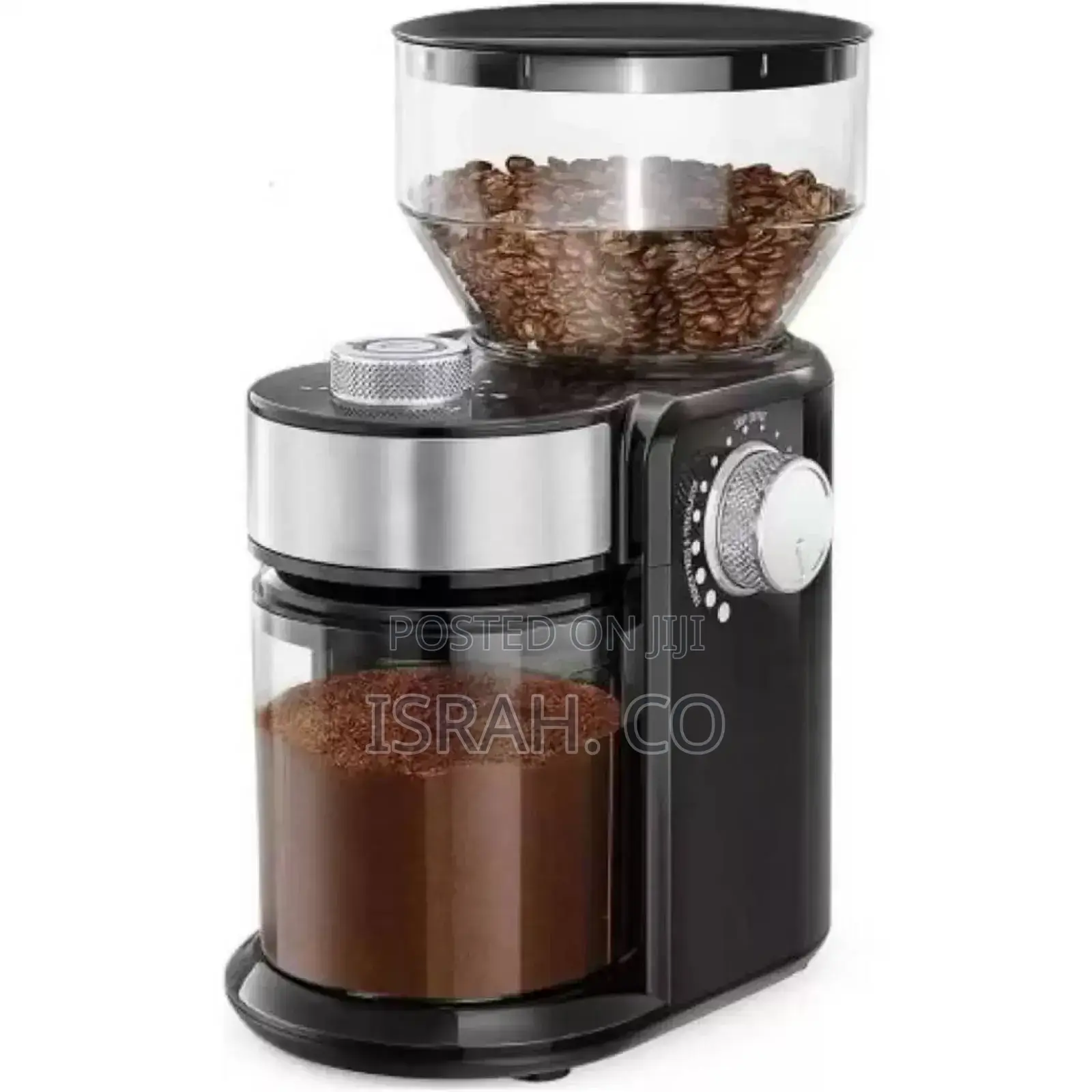 Electric Coffee Grinder 2.0, Adjustable Burr Mill