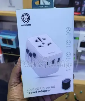 Green Lion Travel Adapter