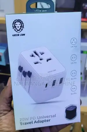 Green Lion Travel Adapter