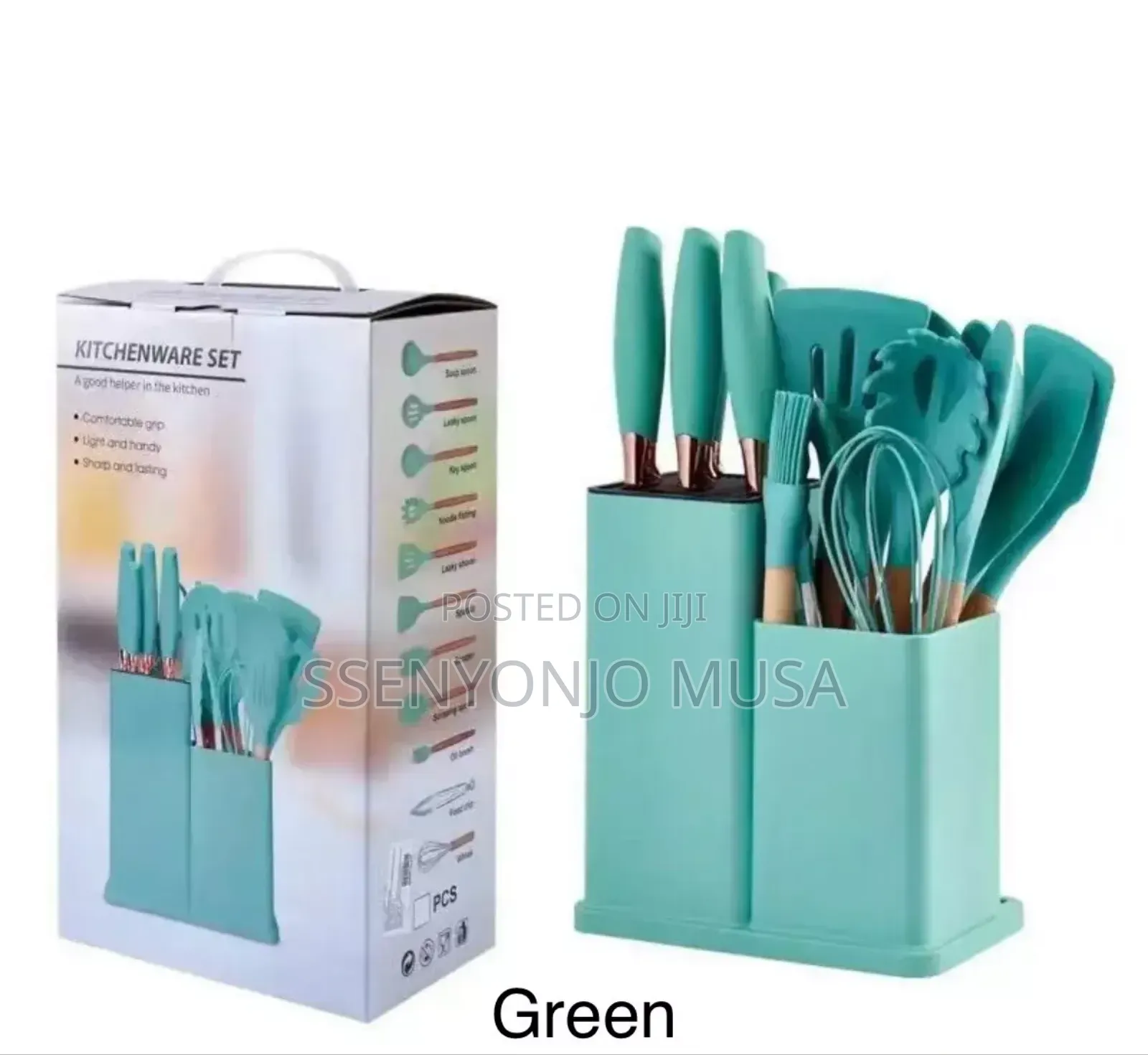 Silicone Kitchen Utensil Set | 19-Piece Heat Resistant.