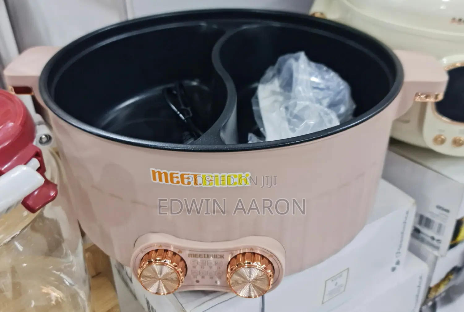 Double Partition Electric Cooker 6l