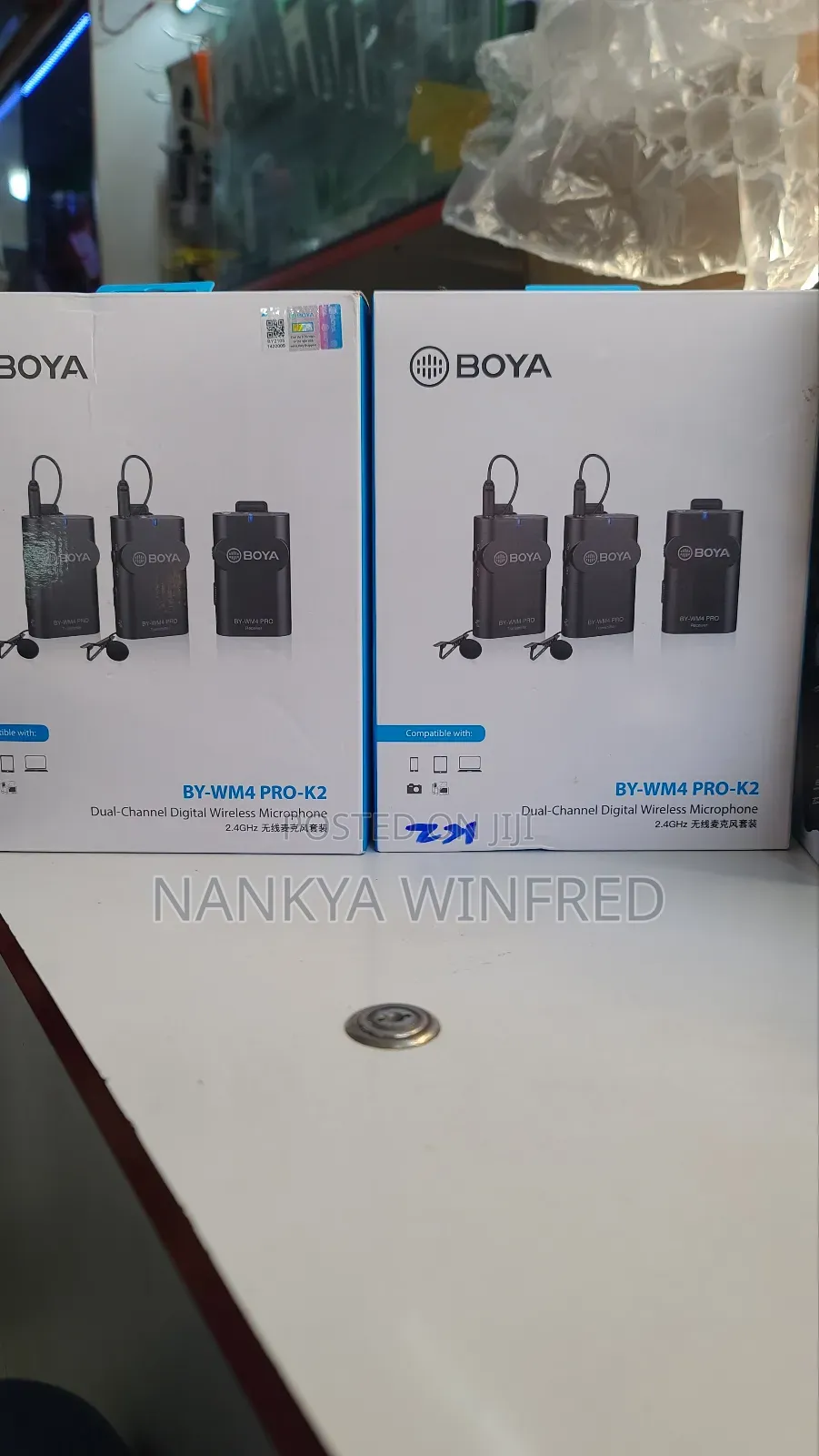 By-Mw4 Pro- Boya Wireless Microphone