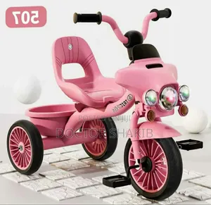 Brand New Pink Kids Tricycle