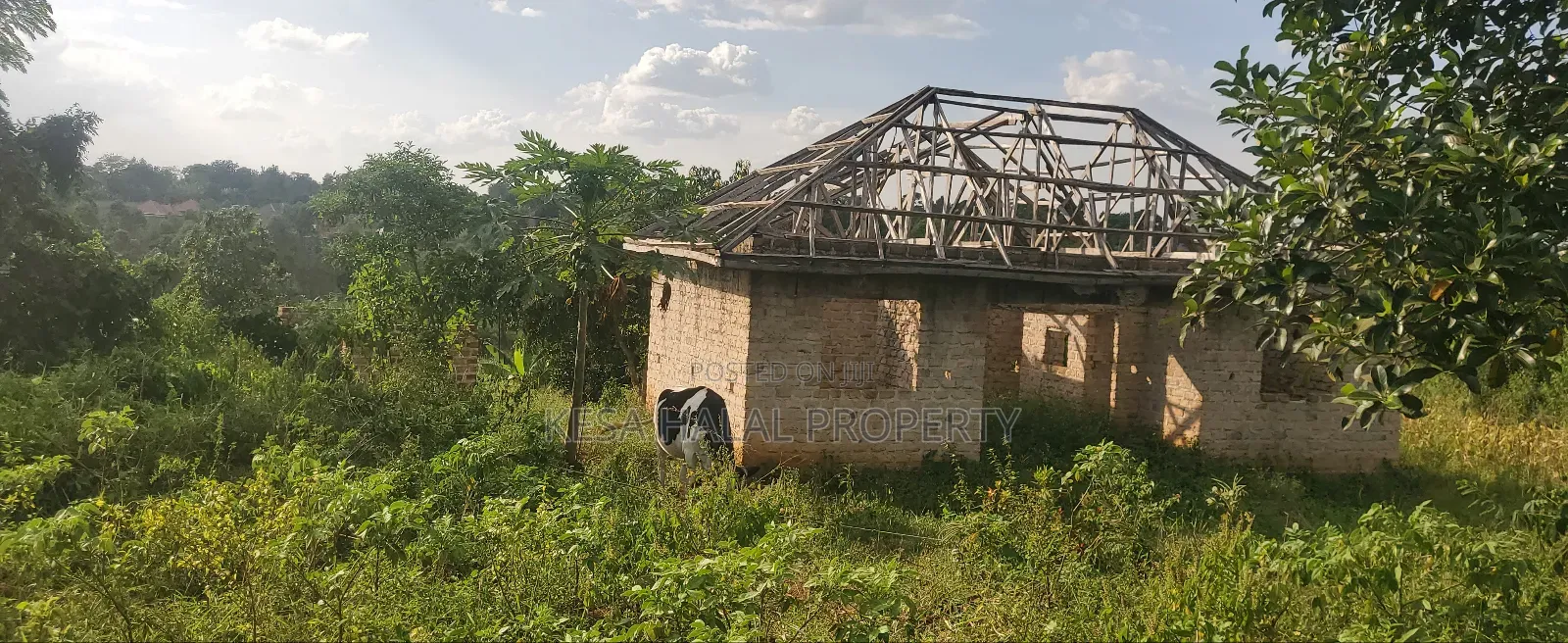 Titled 1.39 Acres With Unfinished House in It Good View