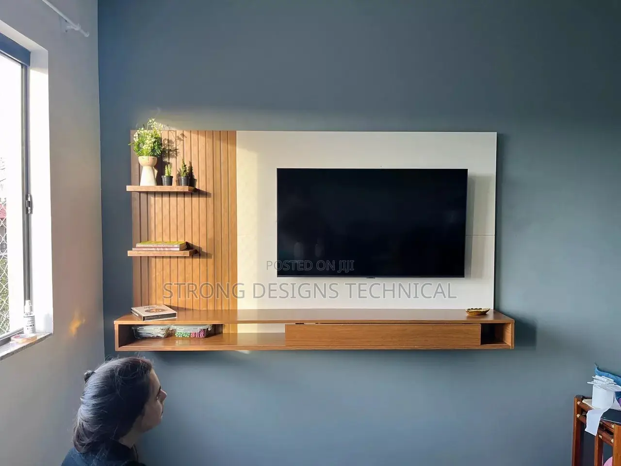 TV Wall Unit Up to 60 Inches. Tv Stand
