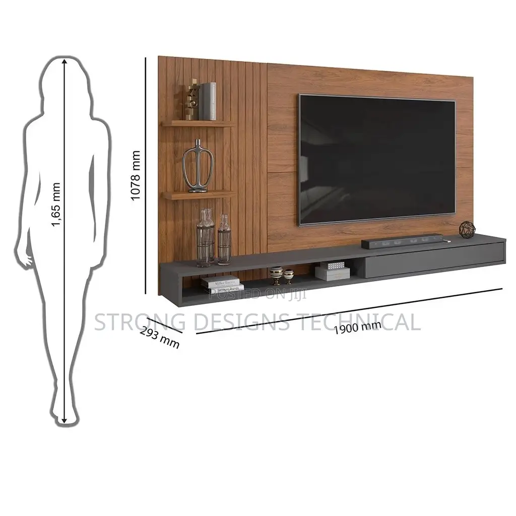 TV Wall Unit for Up to 60 Inches Tv. Cabinet