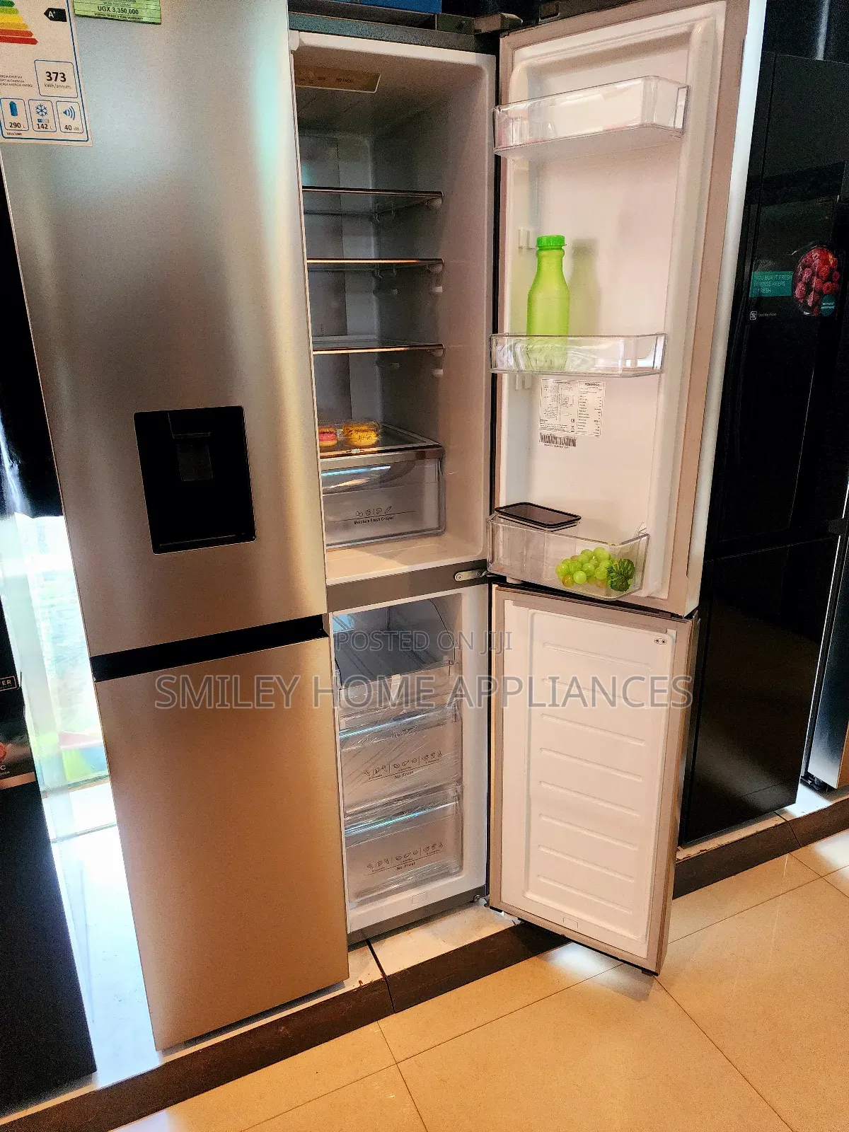 Brand New Hisense 561ltrs Side by Side Fridge Silver