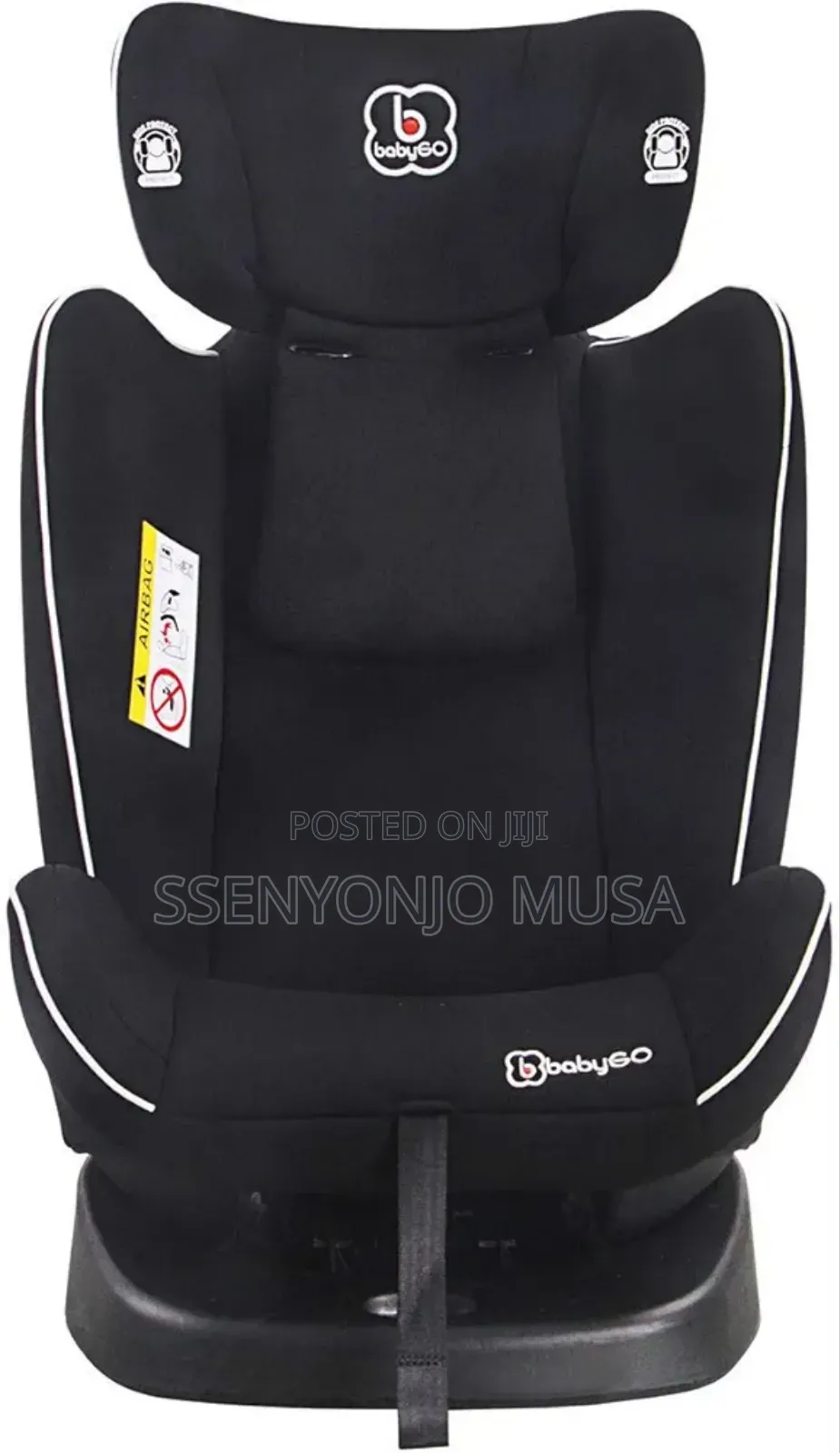 BABYGO Nova Car Seat | Black | 1 Piece | Pack of 1