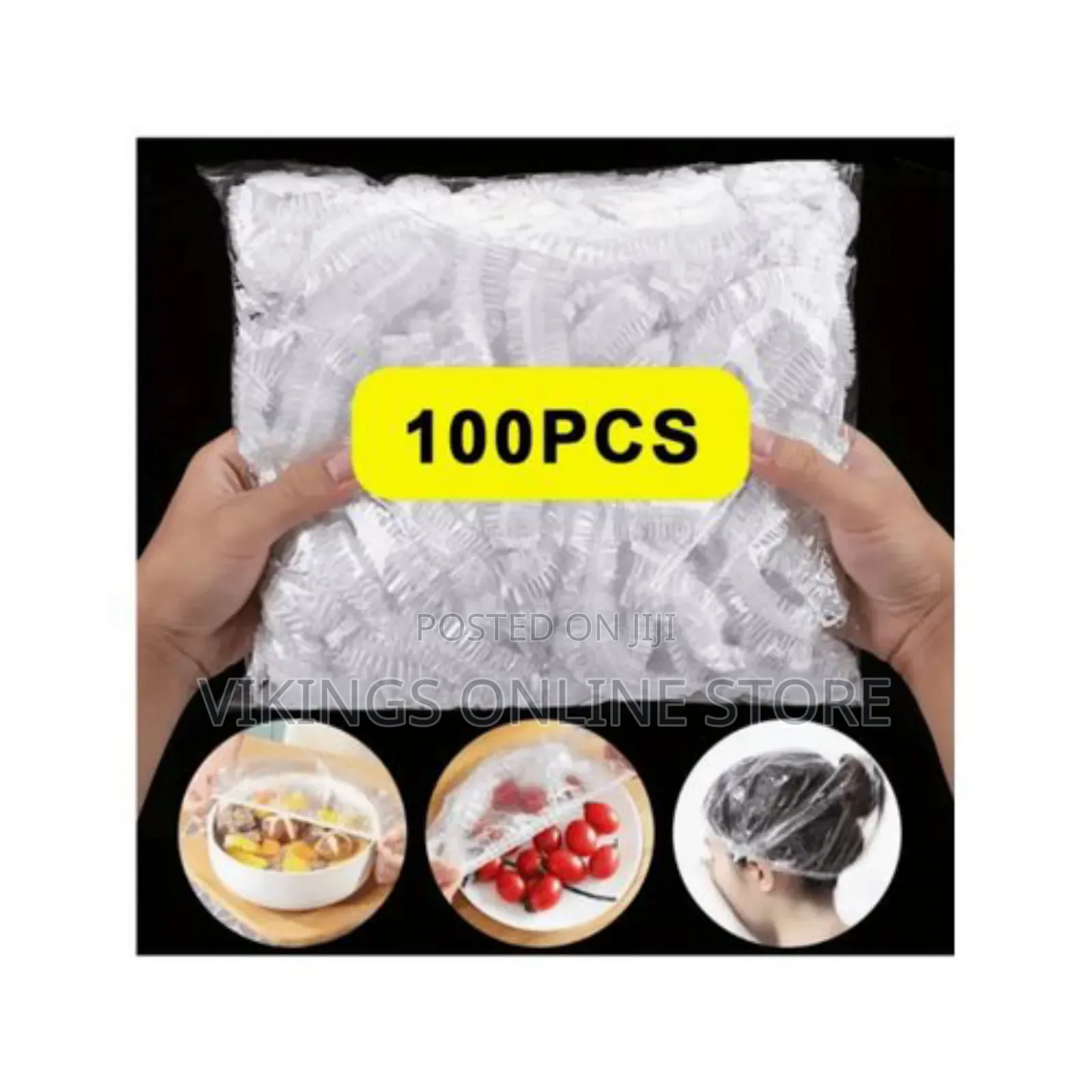 100pcs Thickened Disposable Colorful Cling Film Covers