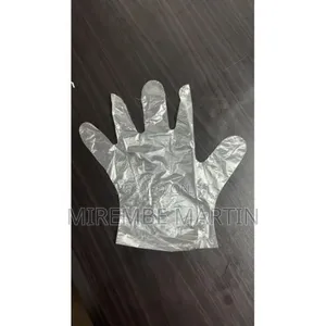 100 PCS Disposable Plastic Hand Gloves