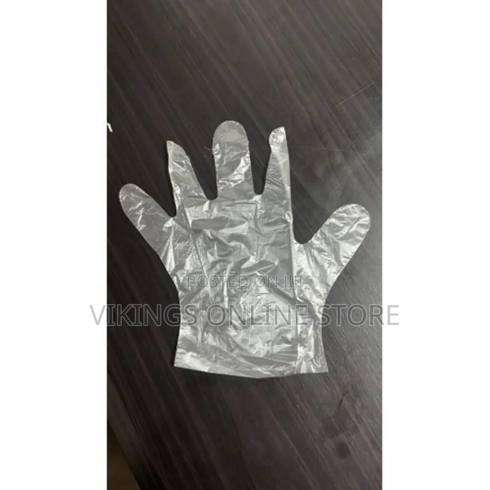 100 PCS Disposable Plastic Hand Gloves