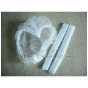 100 PCS Disposable Hair Nets Pack WHITE