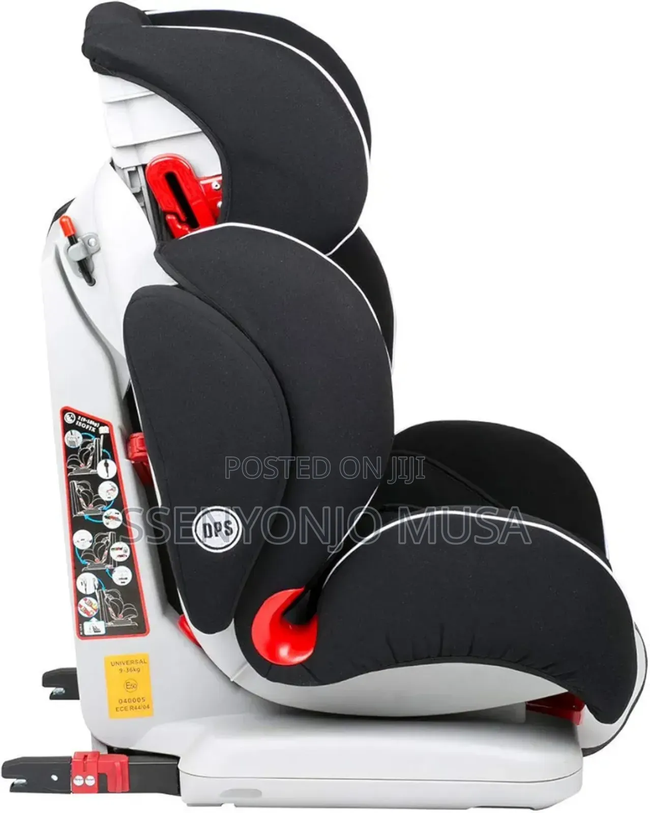 Babygo Sira Isofix Car Seat | Black | 9-36 Kg
