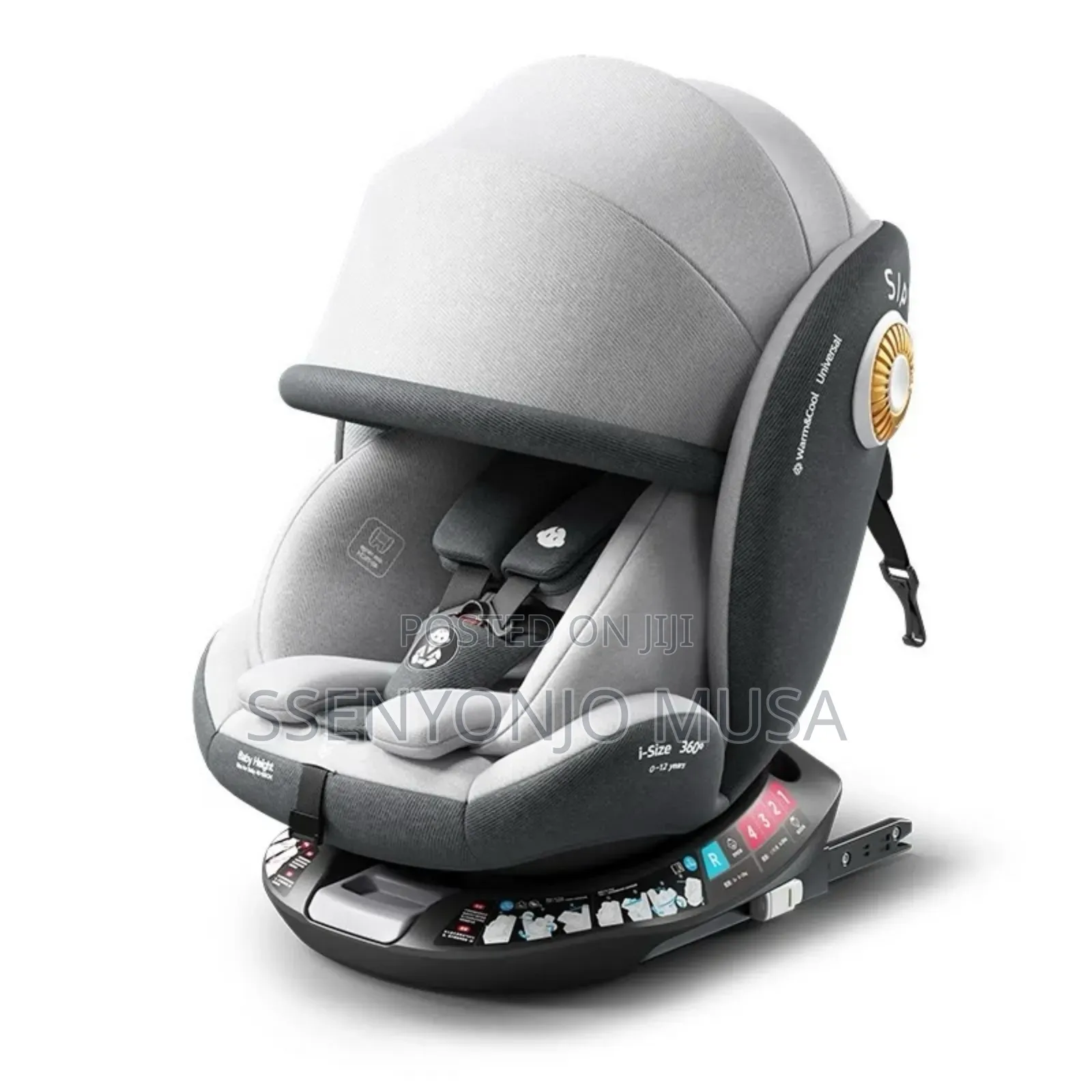 360 Rotation Babycar Seat/Highquality Safetyseat |Up to 4yrs