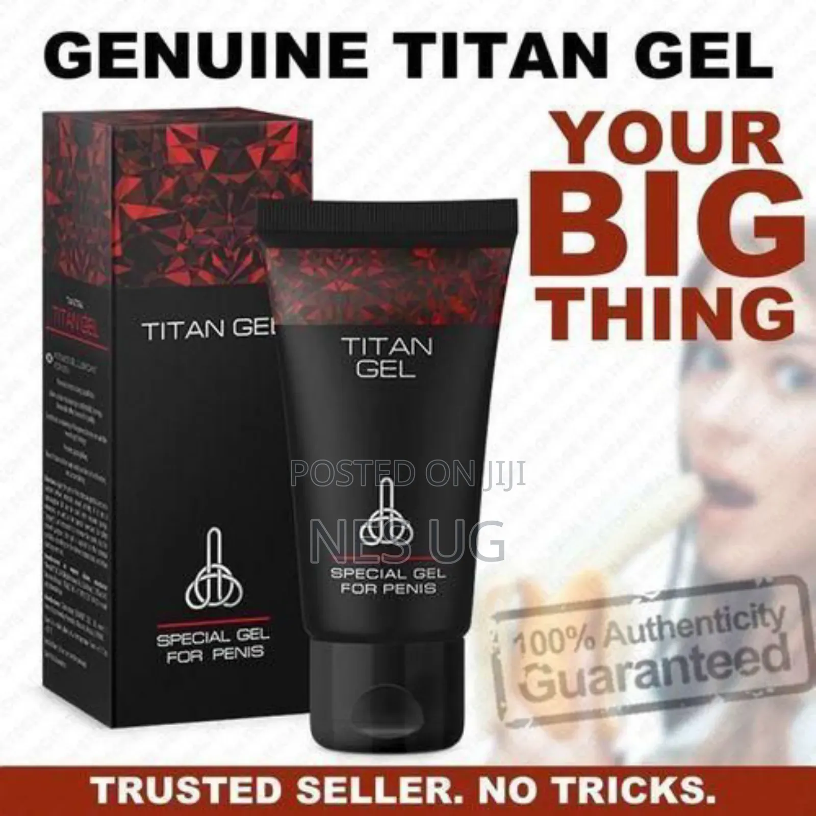 Titan Gel Red Penis Thickness and Enlargement Bigger.