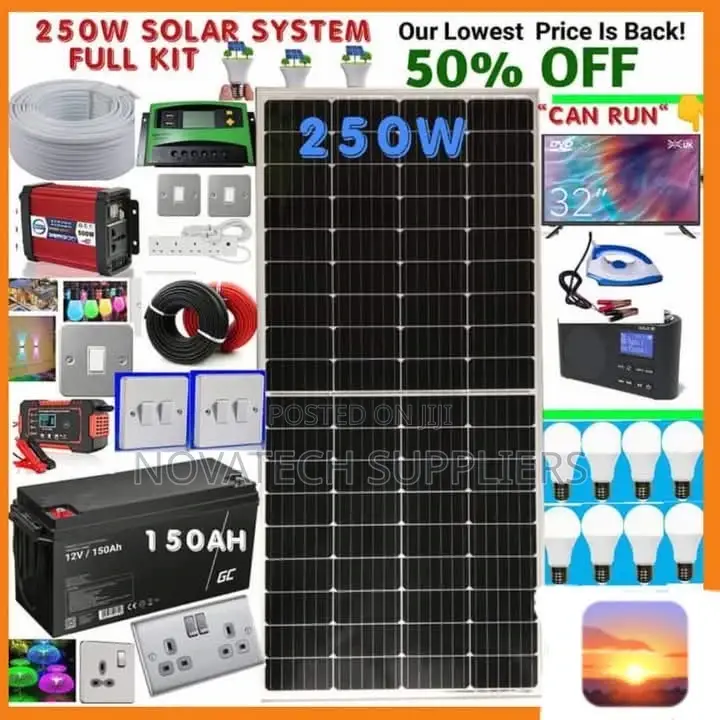 250W Solar Power Full System / Samz Solar